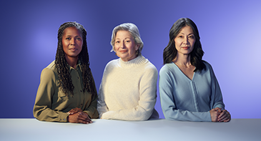 Diverse group of women with bronchiectasis (BE) image