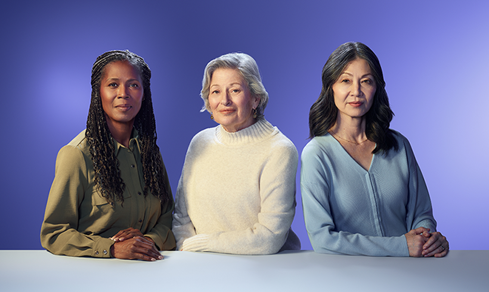 Diverse group of women with bronchiectasis (BE) image